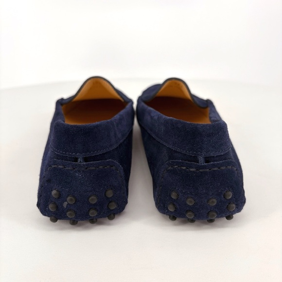 M. GEMI | The Felize Suede Moccasin Driving Loafer in Blue | Sz 8.5 Wide - Picture 9 of 16